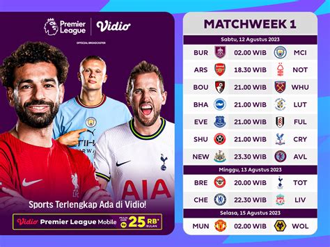 Jadwal Liga Inggris 2024/25: Siap Menyambut Musim Baru!