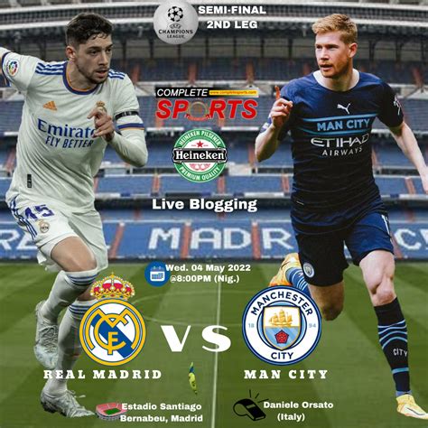 Jadwal Real Madrid vs Manchester City Leg 2: Pertarungan Sengit Menuju Final!