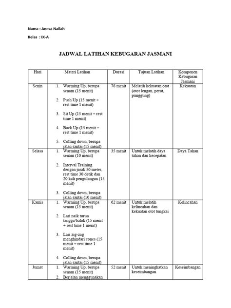 Jadwal Terbaik untuk Latihan Kebugaran Jasmani: Raih Hasil Optimal!