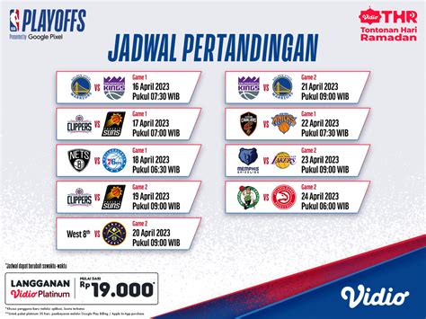 Jangan Lewatkan! Jadwal Pertandingan NBA Terbaru dan Terlengkap